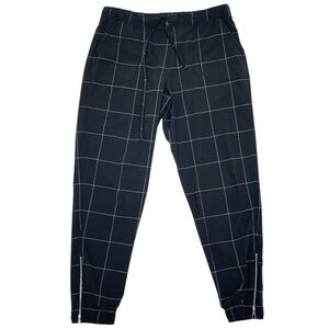 Albion Fit Jetsetter Jogger Windowpane Print